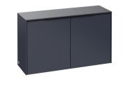 Шкафчик для ванной Villeroy & Boch Subway 3.0 72,8х25,6 см ДСП морской синий/ручка вулканический черный C60001VQ