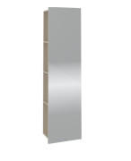 Дзеркало для ванної кімнати Villeroy & Boch Subway 3.0 45х170 см з полицями ДСП кашеміровий сірий C59600VN