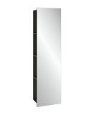 Зеркало для ванной Villeroy & Boch Subway 3.0 45х170 см с полками слева ДСП графит C59600VR