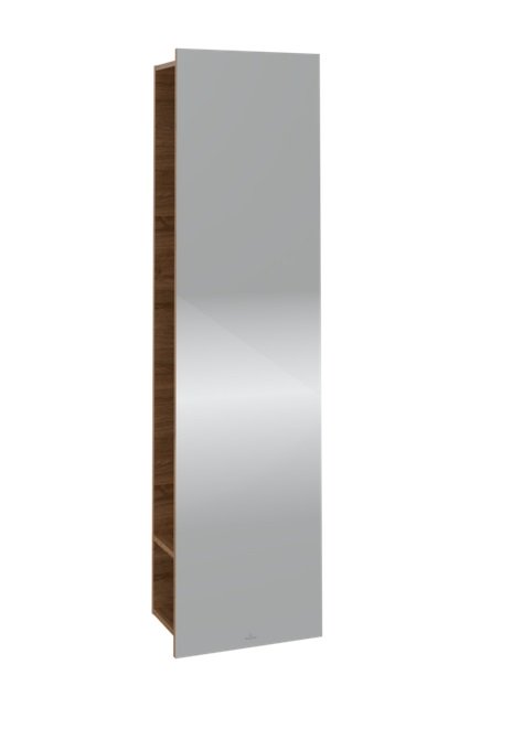 Дзеркало для ванної кімнати Villeroy & Boch Subway 3.0 45х170 см з полицями праворуч ДСП дуб канзас C59700RH