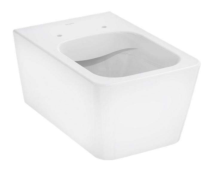 Унітаз навісний Hansgrohe EluPura Q AquaFall Flush безободковий 36х54 см кераміка білий 60194450