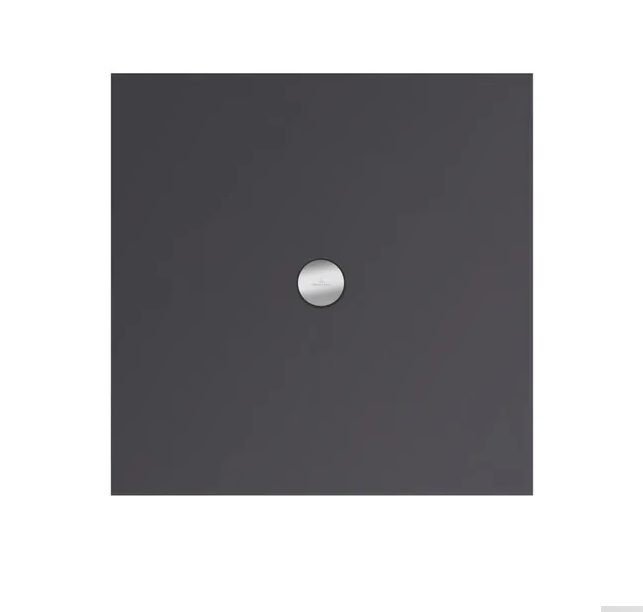 Душовий піддон Villeroy & Boch Subway Infinity 100х100 см санітарна кераміка темно-сірий 6228J5W9