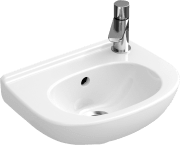 Раковина Villeroy & Boch O.novo 36х27 см санітарна кераміка з переливом альпійський білий 53603801