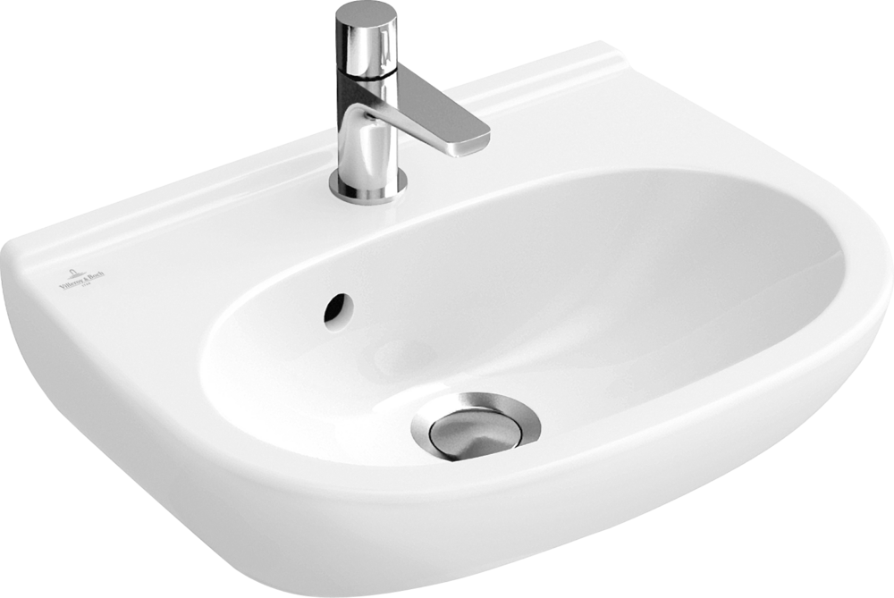 Раковина Villeroy & Boch O.novo 45х35 см санітарна кераміка CeramicPlus альпійський білий 536045R1