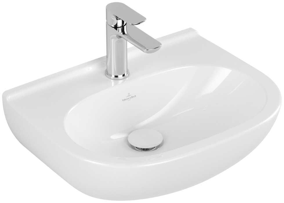 Раковина Villeroy & Boch O.novo 50х40 см санитарная керамика CeramicPlus альпийский белый 536051R1