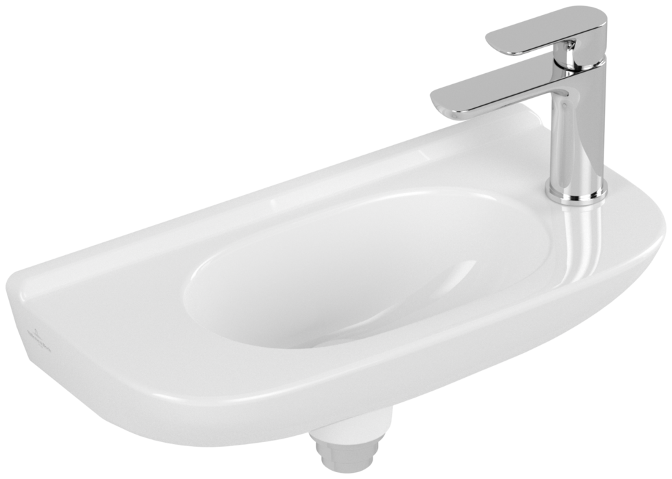 Раковина Villeroy & Boch O.novo 50х25 см санітарна кераміка CeramicPlus альпійський білий 536151R1