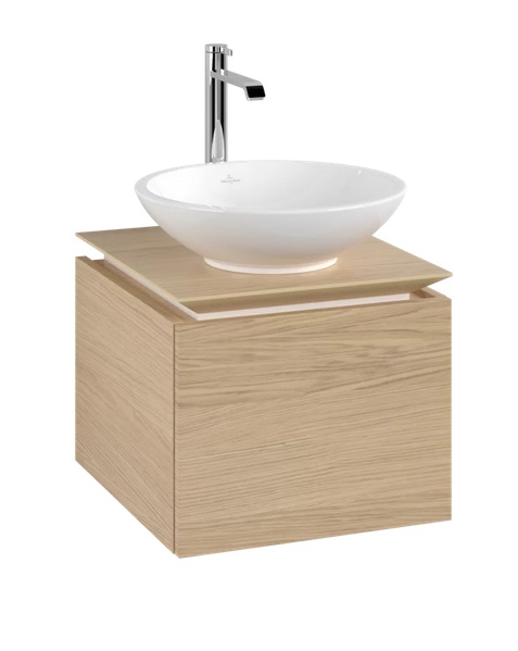 Тумба под раковину Villeroy & Boch Legato 45х50 см ДСП северный дуб B56500VJ