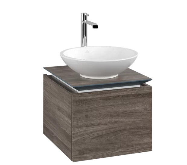 Тумба под раковину Villeroy & Boch Legato 45х50 см ДСП каменный дуб B56500RK