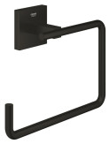 Тримач-кільце для рушників Grohe QuickFix Start Cube метал чорний матовий 409752430