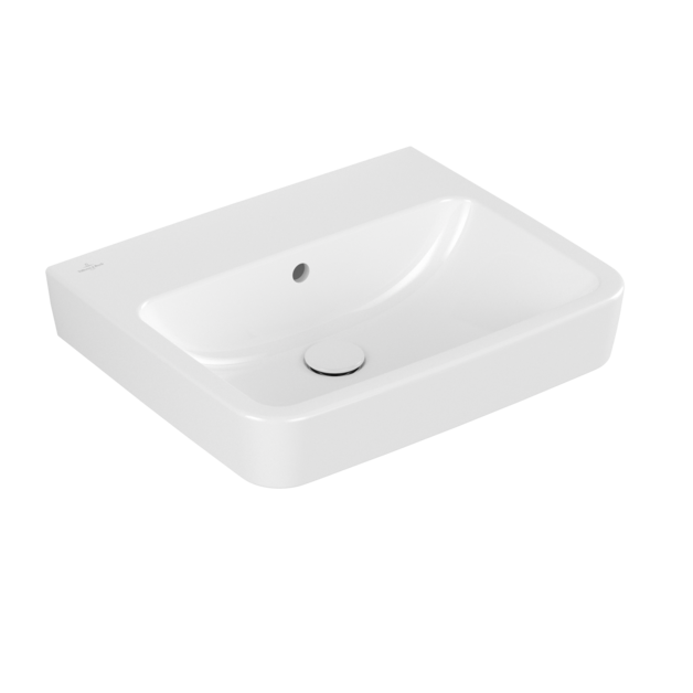 Раковина Villeroy & Boch O.novo 55х46 см шліфована санітарна кераміка альпійський білий 4A41ML01