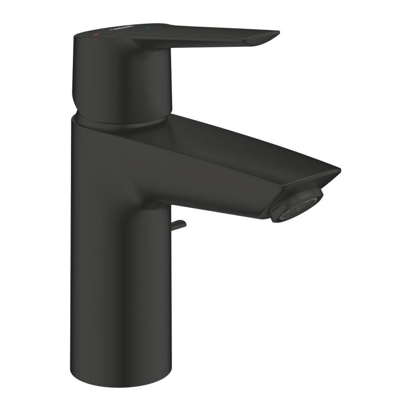 Смеситель для раковины Grohe QuickFix Start однорычажный с донным клапаном черный матовый 311372432