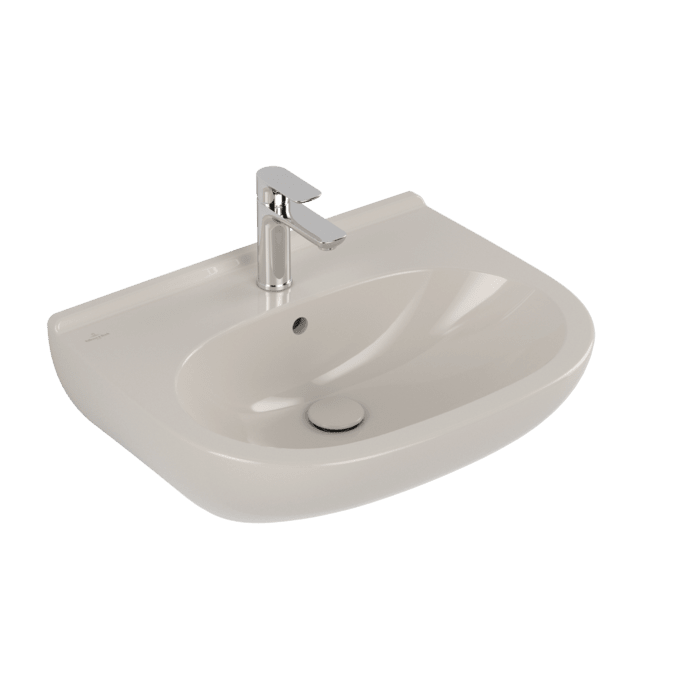 Раковина Villeroy & Boch O.novo 60х49 см санітарна кераміка CeramicPlus пергамон  516060R3