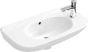 Раковина Villeroy & Boch O.novo 50х25 см санитарная керамика CeramicPlus альпийский белый 536150R1