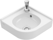 Раковина угловая Villeroy & Boch O.novo 40х32 см санитарная керамика альпийский белый 73103201