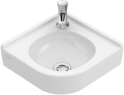Раковина угловая Villeroy & Boch O.novo 40х32 см санитарная керамика альпийский белый 73103301