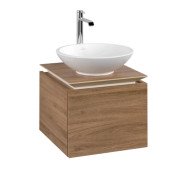 Тумба под раковину Villeroy & Boch Legato 45х50 см ДСП дуб канзас B56500RH