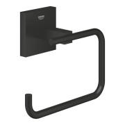 Тримач для туалетного паперу Grohe QuickFix Start Cube відкритий чорний матовий 409782430