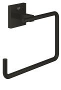 Держатель-кольцо для полотенец Grohe QuickFix Start Cube металл черный матовый 409752430