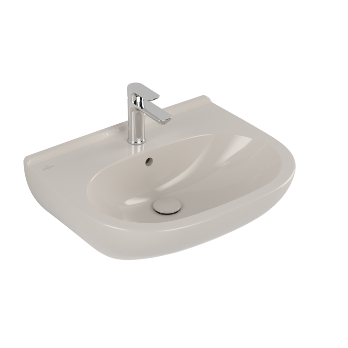 Раковина Villeroy & Boch O.novo 60х49 см санітарна кераміка CeramicPlus пергамон  516060R3