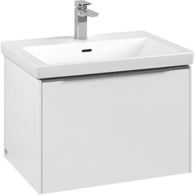 Тумба під раковину Villeroy & Boch Subway 3.0 62,2х42,9 см ДСП/алюміній чистий білий C575L0VF