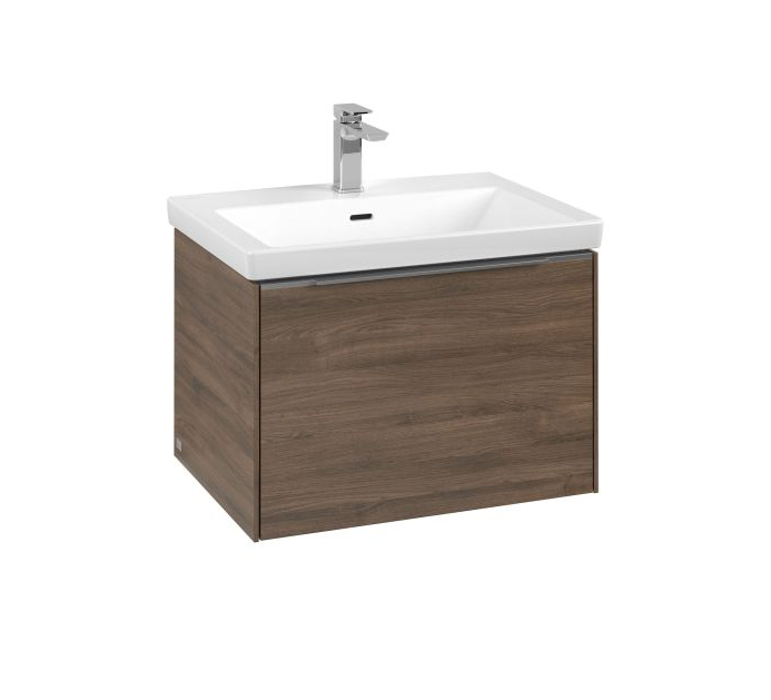 Тумба под раковину Villeroy & Boch Subway 3.0 62,2х42,9 см ДСП/алюминий дуб аризона C575L0VH