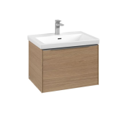 Тумба под раковину Villeroy & Boch Subway 3.0 62,2х42,9 см ДСП/алюминий дуб северный  C575L0VJ