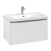 Тумба под раковину Villeroy & Boch Subway 3.0 77,2х42,9 см ДСП/алюминий чистый белый C573L0VF