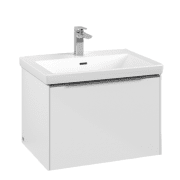 Тумба под раковину Villeroy & Boch Subway 3.0 62,2х42,9 см ДСП/алюминий белый бриллиант C575L0VE