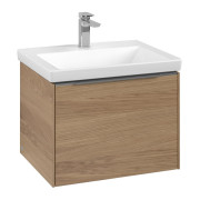 Тумба под раковину Villeroy & Boch Subway 3.0 57,2х42,9 см ДСП/алюминий дуб северный C577L0VJ