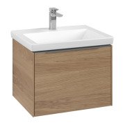 Тумба под раковину Villeroy & Boch Subway 3.0 57,2х42,9 см ДСП/алюминий дуб северный C577L0VJ