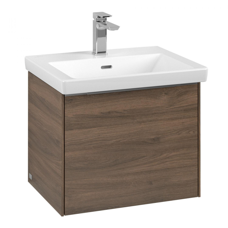 Тумба под раковину Villeroy & Boch Subway 3.0 52,3х42,9 см ДСП/алюминий дуб аризона C579L0VH