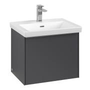 Тумба под раковину Villeroy & Boch Subway 3.0 52,3х42,9 см ДСП/алюминий графит C579L0VR