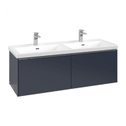 Тумба под раковину Villeroy & Boch Subway 3.0 127,2х42,9 см ДСП/алюминий морской синий C56700VQ