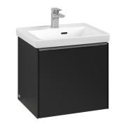 Тумба під раковину Villeroy & Boch Subway 3.0 47,3х42,9 см ДСП/алюміній чорний вулкан C580L0VL