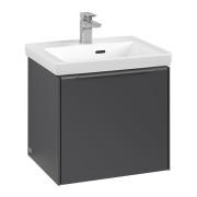 Тумба під раковину Villeroy & Boch Subway 3.0 47,3х42,9 см ДСП/алюміній графіт C580L0VR