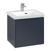 Тумба под раковину Villeroy & Boch Subway 3.0 47,3х42,9 см ДСП/алюминий морской синий/монохром C580L2VQ