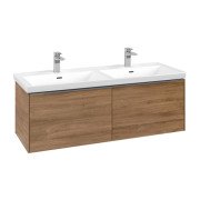 Тумба под раковину Villeroy & Boch Subway 3.0 127х42,9 см ДСП дуб канзас C56700RH