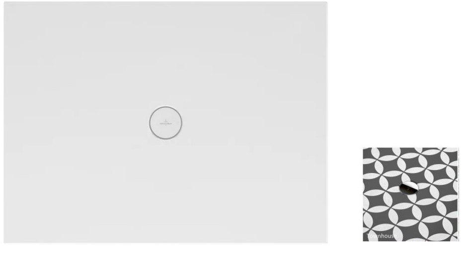 Душевой поддон Villeroy & Boch Subway Infinity 100х70 см санитарная керамика townhouse 6230L1VPC0