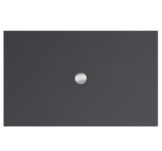 Душевой поддон Villeroy & Boch Subway Infinity 100х80 см санитарная керамика темно-серый 6229SCW9