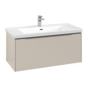 Тумба под раковину Villeroy & Boch Subway 3.0 97,3х42,9 см ДСП/алюминий серый кашемир C56900VN