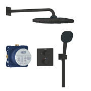 Душева система прихованого монтажу Grohe QuickFix Precision із Vitalio Comfort 250 чорний матовий 348822430