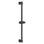 Душевая штанга Grohe Vitalio Universal 600 мм с держателем для душа черный матовый 277242431