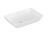 Раковина Villeroy & Boch Venticello 55х36 см із переливом санітарна кераміка CeramicPlus кам'яний білий 411355RW