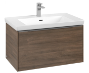 Тумба под раковину Villeroy & Boch Subway 3.0 77,2х42,9 см ДСП/алюминий дуб аризона C57300VH