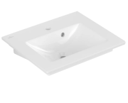 Раковина Villeroy & Boch Venticello 50х42 см с переливом санитарная керамика CeramicPlus альпийский белый 412450R1