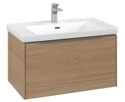 Тумба под раковину Villeroy & Boch Subway 3.0 77,2х42,9 см ДСП/алюминий дуб северный C57300VJ