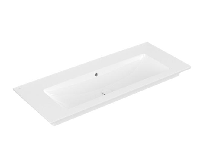 Раковина Villeroy & Boch Venticello 120х50 см с переливом санитарная керамика CeramicPlus каменный белый 4104CJRW
