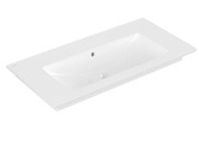 Раковина Villeroy & Boch Venticello 100х50 см с переливом санитарная керамика CeramicPlus каменный белый 4104AJRW