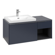 Тумба под раковину Villeroy & Boch Subway 3.0 100х42,3 см ДСП/алюминий морской синий C57200VQ