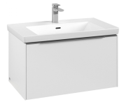 Тумба под раковину Villeroy & Boch Subway 3.0 77,2х42,9 см ДСП/алюминий чистый белый C57300VF